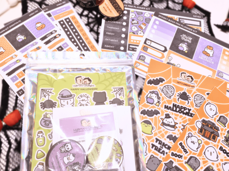 Exploring Hubman & Chubgirl: Halloween Sticker&nbsp;Delights