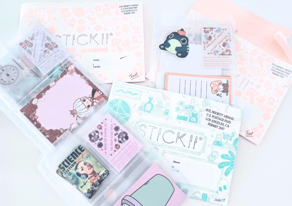Unboxing Three Months of STICKII Subscription&nbsp;📬
