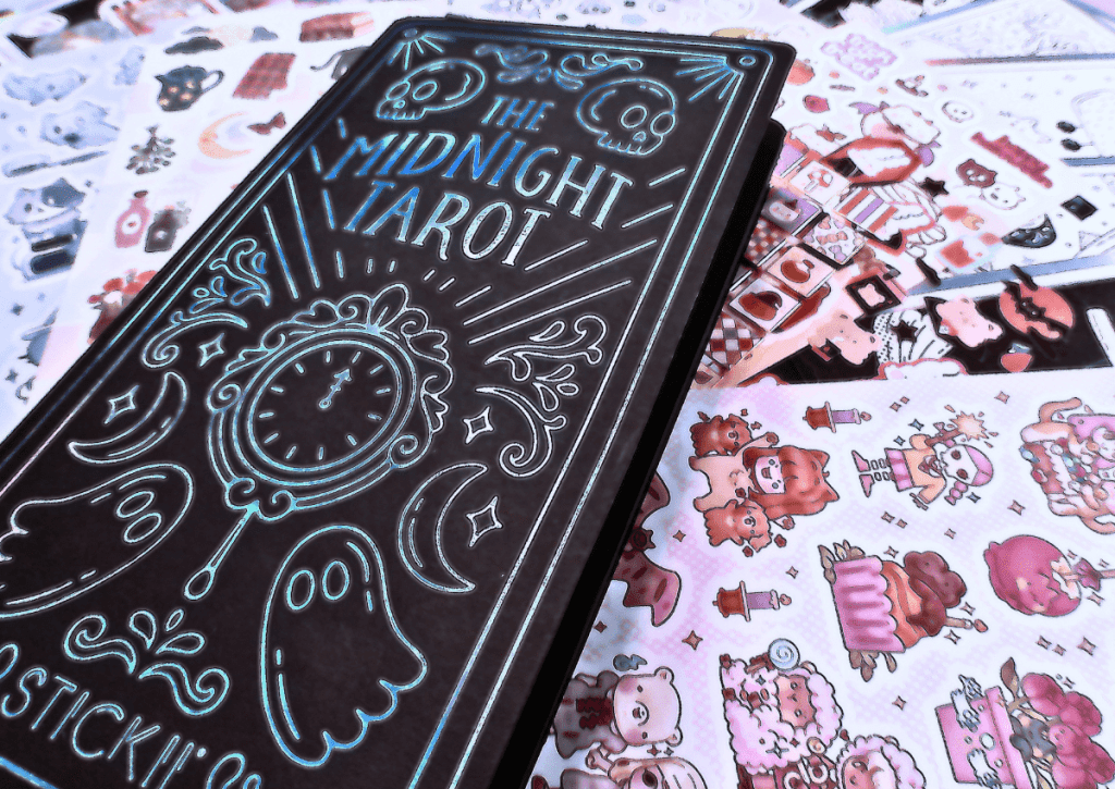 A picture to tease a bit of the Midnight Tarot Advent Calendar contents.