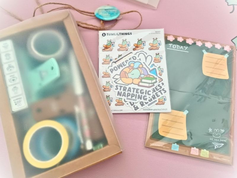 My First SumLilThings Order 💕✨ (Unboxing the “Just a Lil’ Productive”&nbsp;Bundle!)