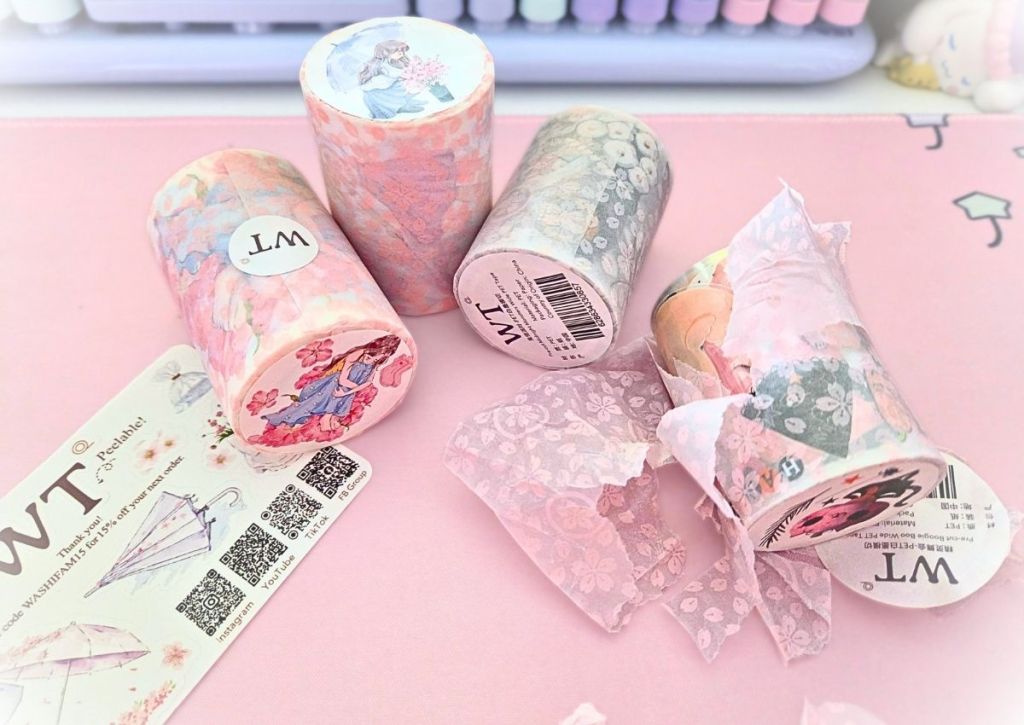 A Small Washi Tape Shop Haul: Morning Dew & Midnight Monsters ๐๐